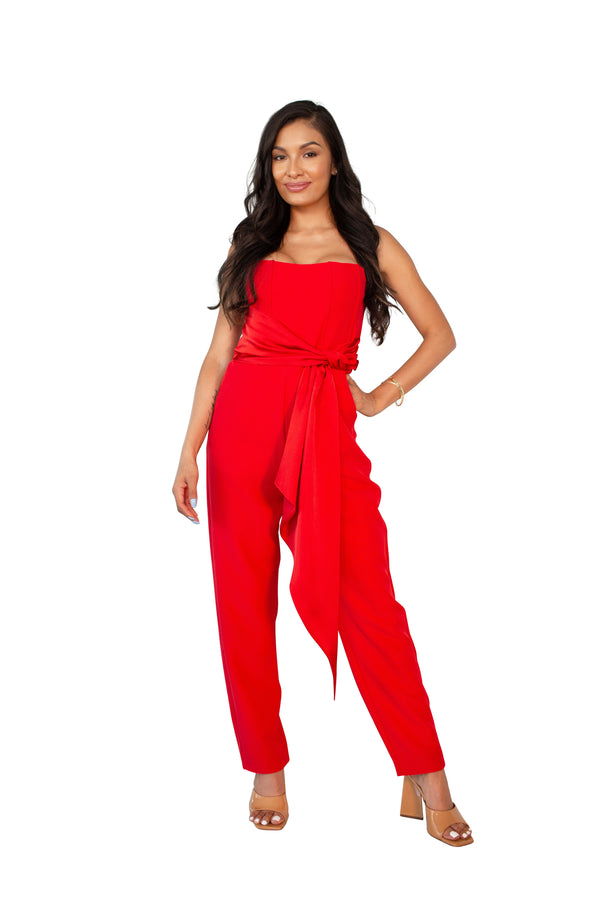 Key Biscayne red jumpsuit - 0