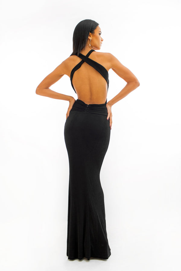 Black Maxi Dress - 1